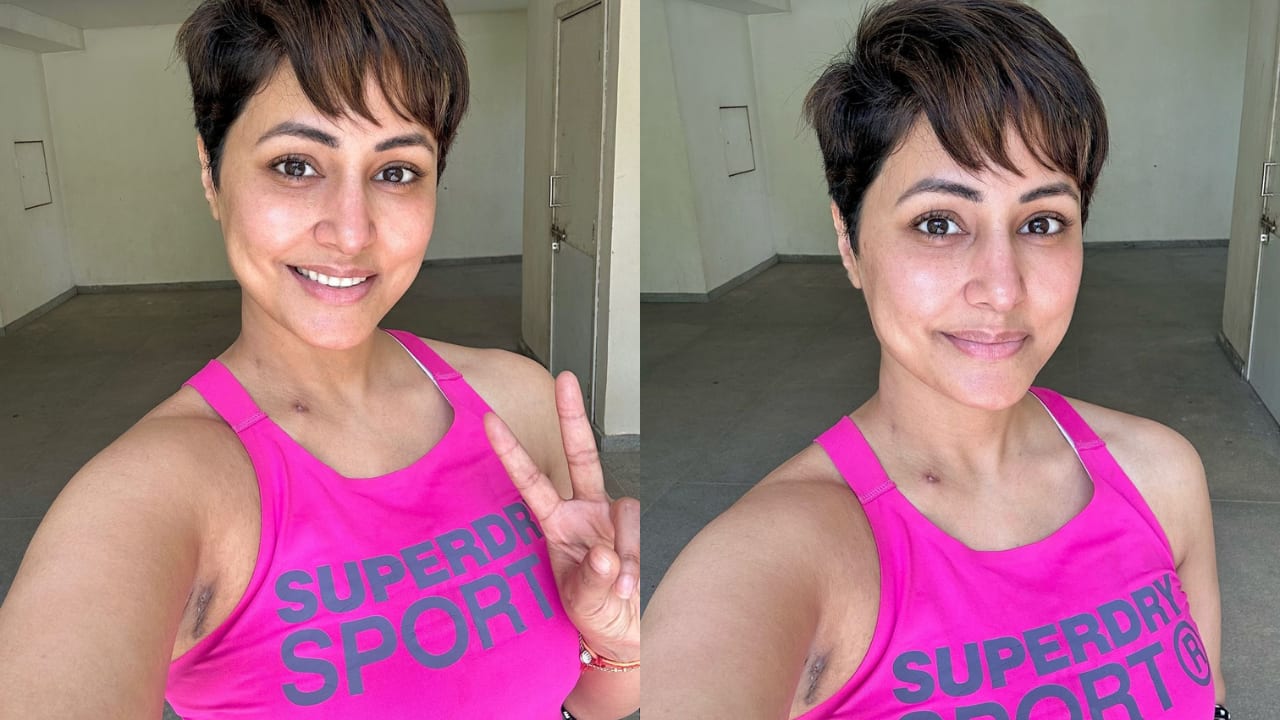 Hina Khan, post cancer diagnosis, says she ‘embraces scars with love,’ shares pictures