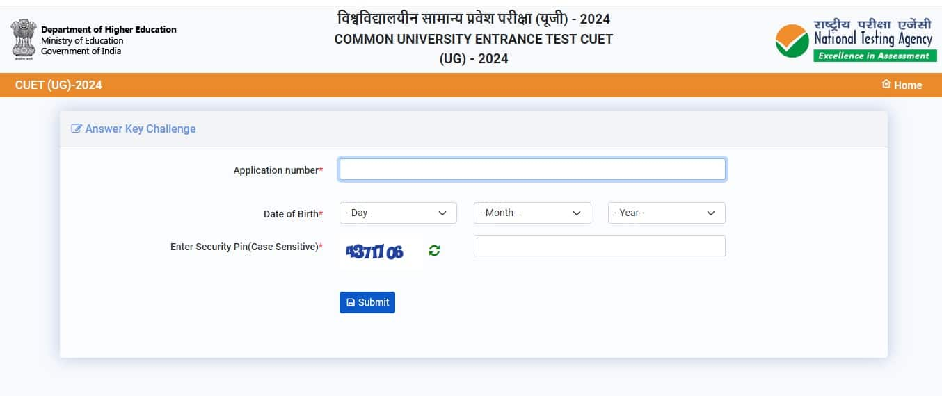 CUET UG 2024 answer key released at nta.ac.in, objection window opens ...