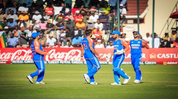 Abhishek Sharma's explosive maiden century (X: BCCI)