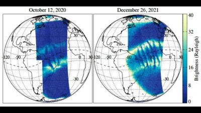 Surprising discovery by NASA an unexpected X & C-shaped structures spotted in Earth's upper atmosphere