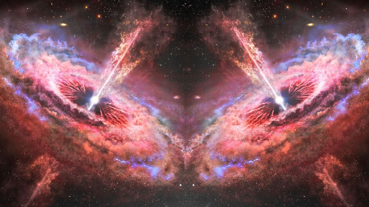 Quasars, our 'cosmic signposts,' can reveal path to hidden supermassive black hole pairs