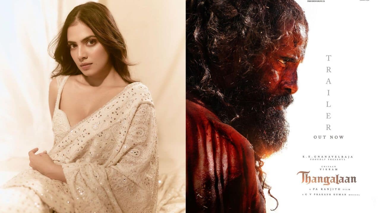 Malavika Mohanan’s Thangalaan Trailer Out: Netizen’s can't stop raving over Chiyaan Vikram, Malavika’s look
