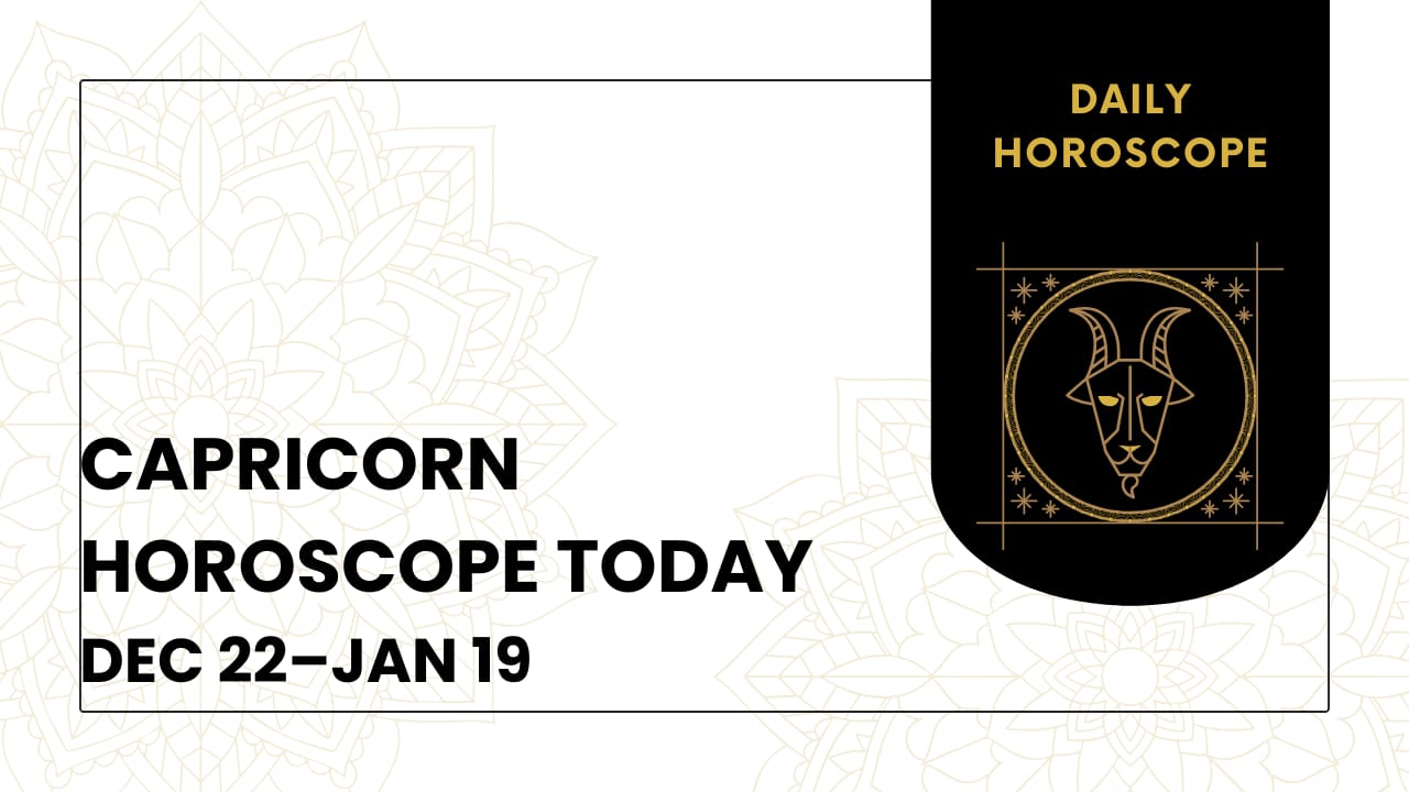 Capricorn horoscope Today, July 26, 2024: Control your expenses and avoid unnecessary expenses