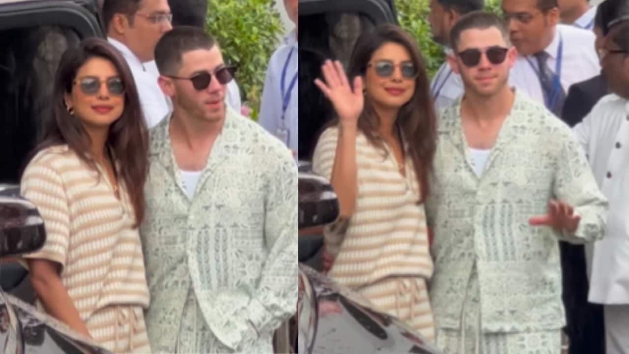 Priyanka Chopra and Nick Jonas arrive in Mumbai to attend Anant Ambani-Radhika Merchant's wedding, watch video