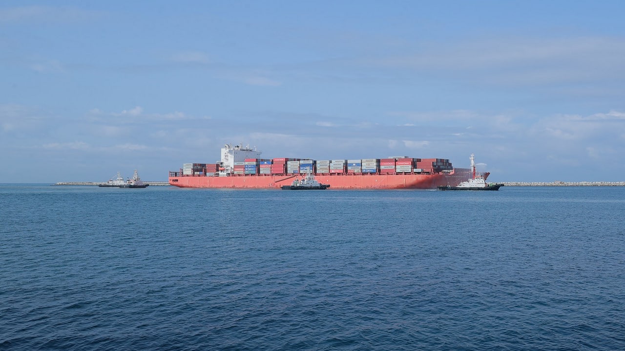 &quot;It is a natural port with depths between 20 and 24 meters. We have found that the ocean bottom here is rocky, which is very rare. (Photo: Vizhinjam International Seaport)