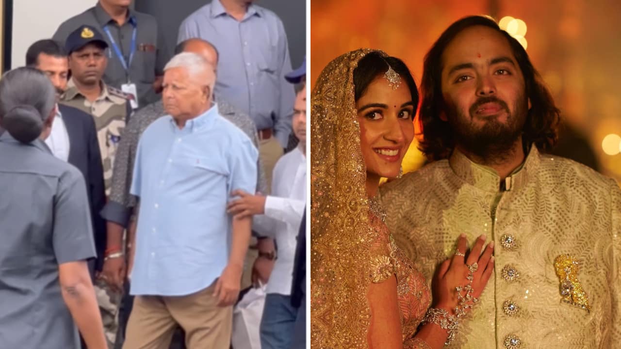 Anant Radhika wedding: Lalu Prasad Yadav arrive in Mumbai for the grand event