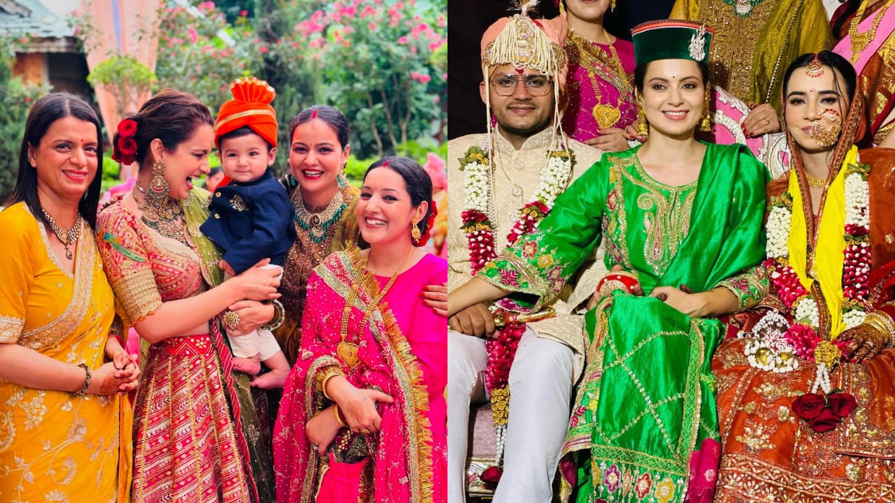 Kangana Ranaut celebrates brother’s wedding by sharing beautiful pictures, ‘Dear Seema welcome to Ranaut family’