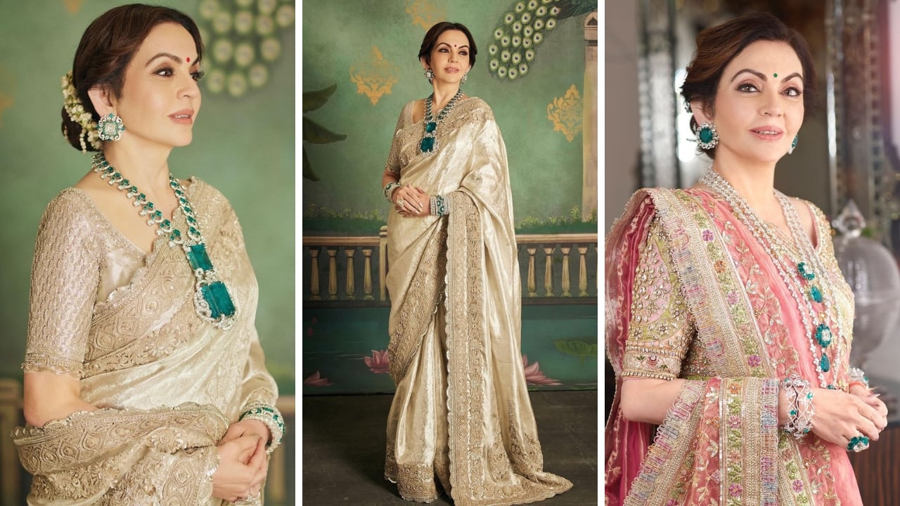 Opulence in emerald, Ambani family's love for exquisite jewels shines at festivities