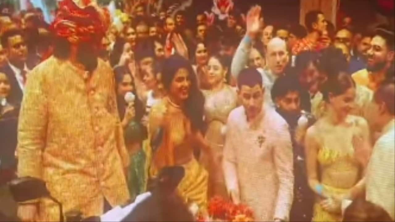 Priyanka Chopra dances like there's no tomorrow at Anant Ambani's baraat; Ranveer Singh, Arjun Kapoor and others light up the celebrations - watch videos