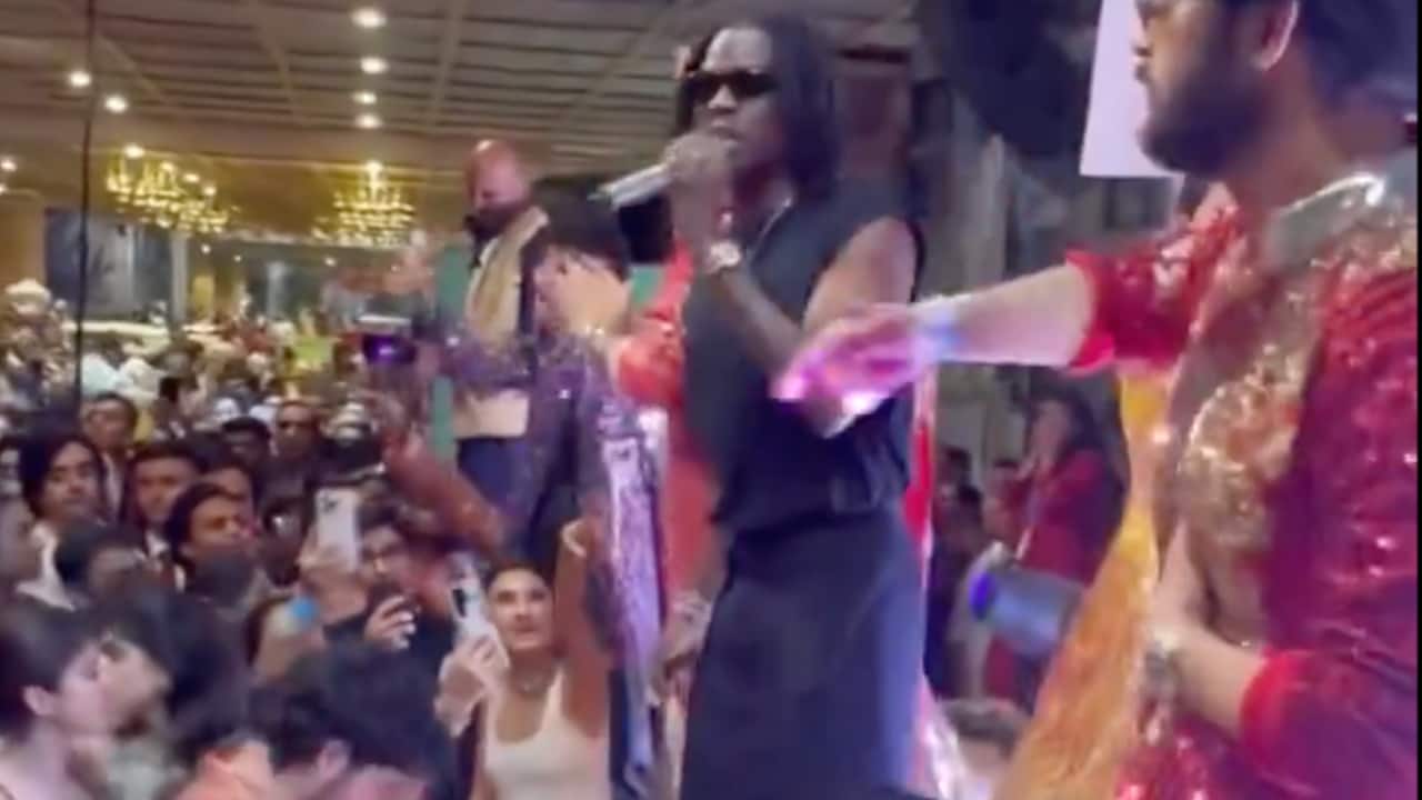 Rema performs Calm Down at Anant Ambani, Radhika Merchant’s wedding, watch