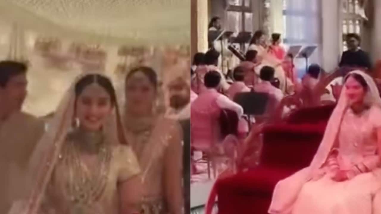 Radhika Merchant gets emotional during her entry as Shreya Ghoshal performs