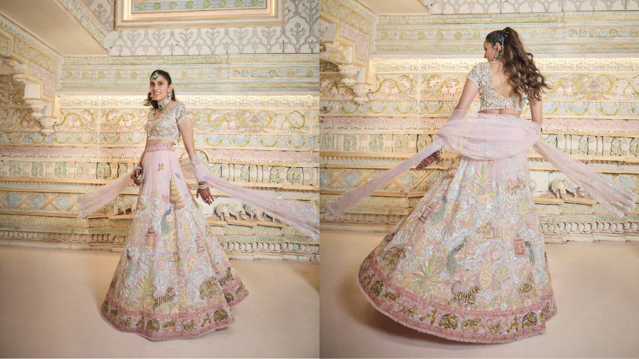 What set Shloka’s wedding ensembles apart was the personalised touch that resonated with Anant Ambani.