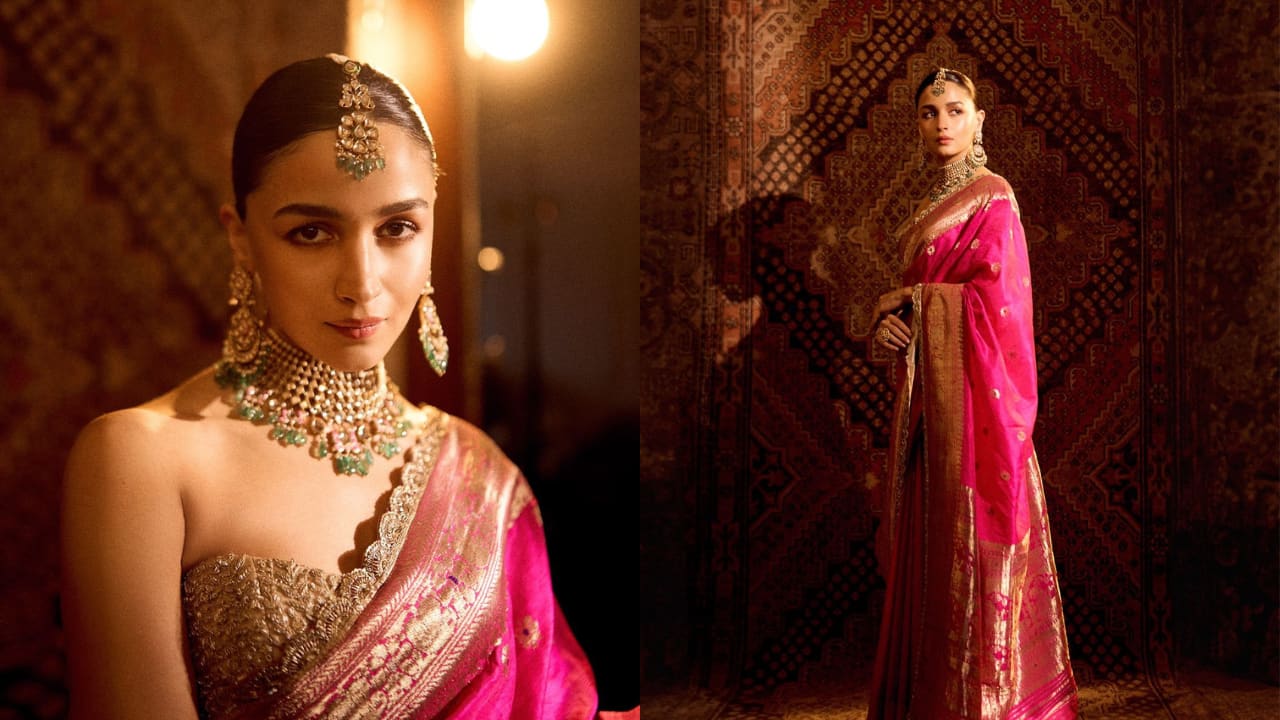 Did you know that Alia Bhatt wore a 160 year old Ashavali saree at Anant Ambani’s wedding?