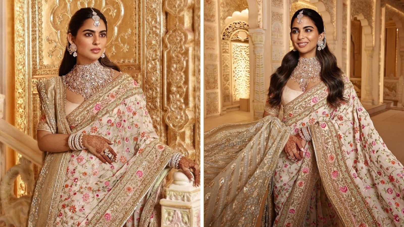 who designed isha ambani wedding dress Captivating pre-wedding lehenga designs to explore in 2024