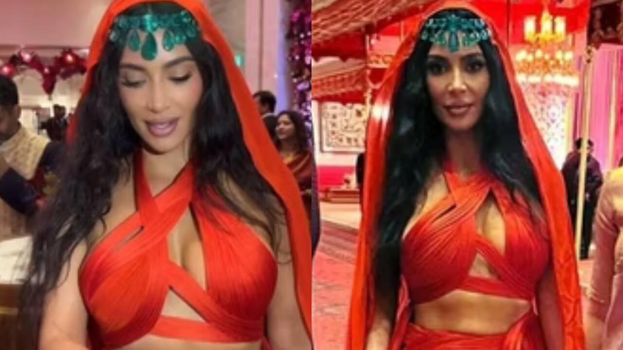 Kim Kardashian embodies Jasmine from Aladdin at Anant, Radhika’s day 2 of wedding celebrations