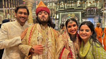 Sakshi shared a sweet picture of the newlyweds on her Instagram account and congratulated them on their union.