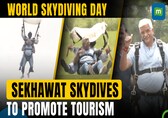 World Skydiving Day: Tourism Minister Sekhawat Skydives To Promote The Sport