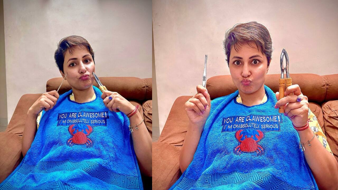 Hina Khan's boyfriend, Rocky Jaiswal cooks a special meal for her during cancer recovery treatment