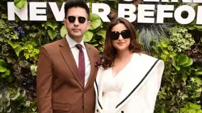 Power couple Parineeti Chopra, Raghav Chadha rock chic ensembles at Wimbledon 2024 finals