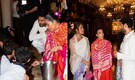 Kim Kardashian, Khloe Kardashian serve food to children at ISKCON temple during their visit to India for the Ambani wedding