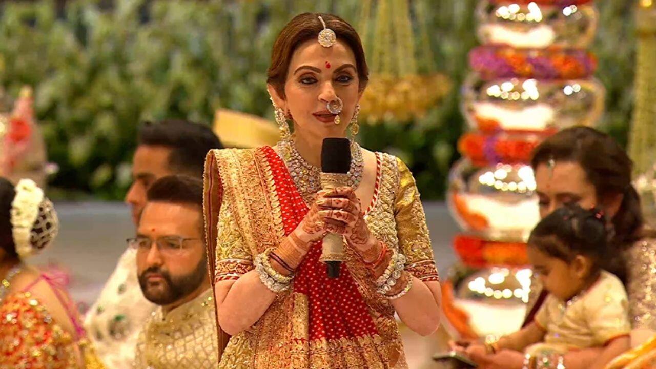 Nita Ambani emphasizes the meaning of Kanyadaan at Anant and Radhika's wedding, watch video