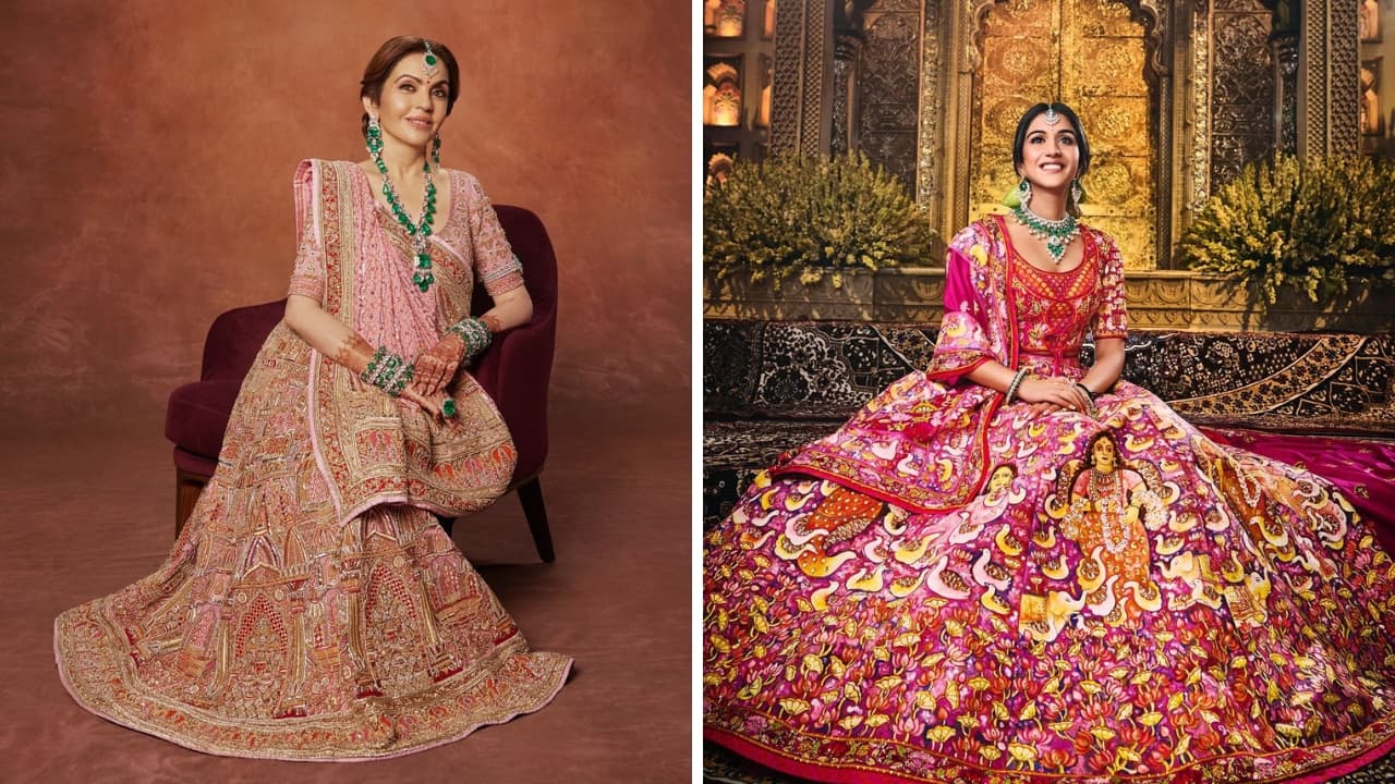 Nita Ambani and Radhika Merchant’s art-inspired outfits are what couture dreams are made of