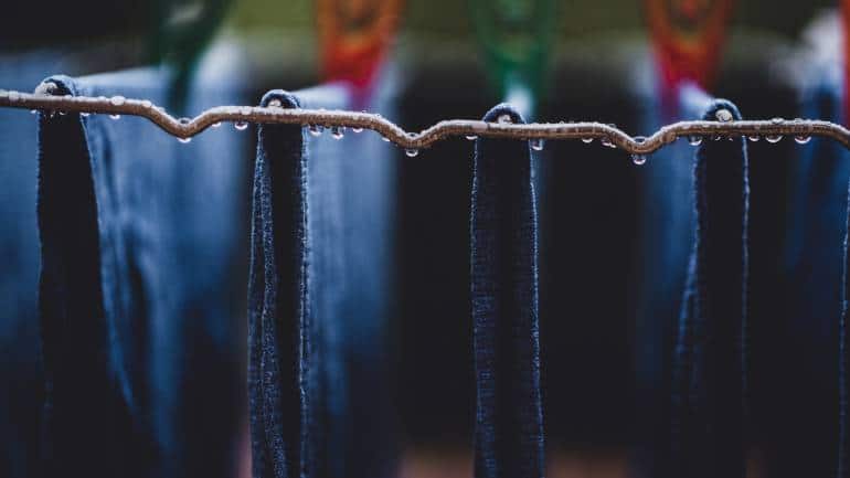 Denim: Denim is thick and takes a long time to dry, making it unsuitable for monsoon wear. Wet denim can feel heavy and uncomfortable. Go for lighter fabrics like cotton blends that dry faster and are more breathable (Image: Canva) Denim: Denim is thick and takes a long time to dry, making it unsuitable for monsoon wear. Wet denim can feel heavy and uncomfortable. Go for lighter fabrics like cotton blends that dry faster and are more breathable (Image: Canva)