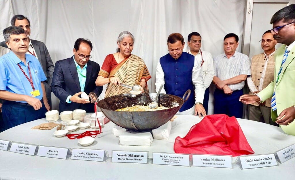 Halwa Ceremony 2024: Nirmala Sitharaman Kicks Off Final Stage of Union Budget in New Delhi