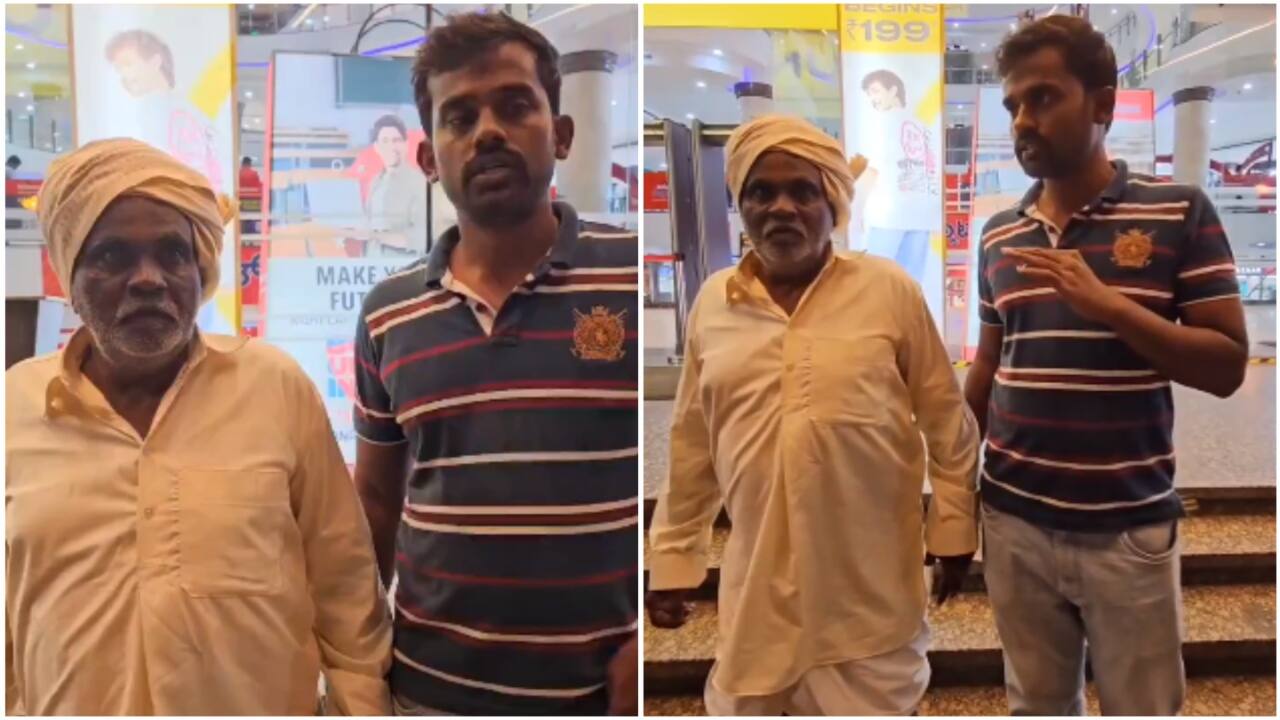 'They asked me to come wearing pants': Elderly farmer in dhoti refused entry at Bengaluru mall