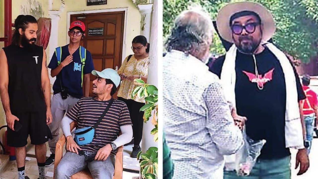 Director Anurag Kashyap spotted shooting in Lucknow, deets inside