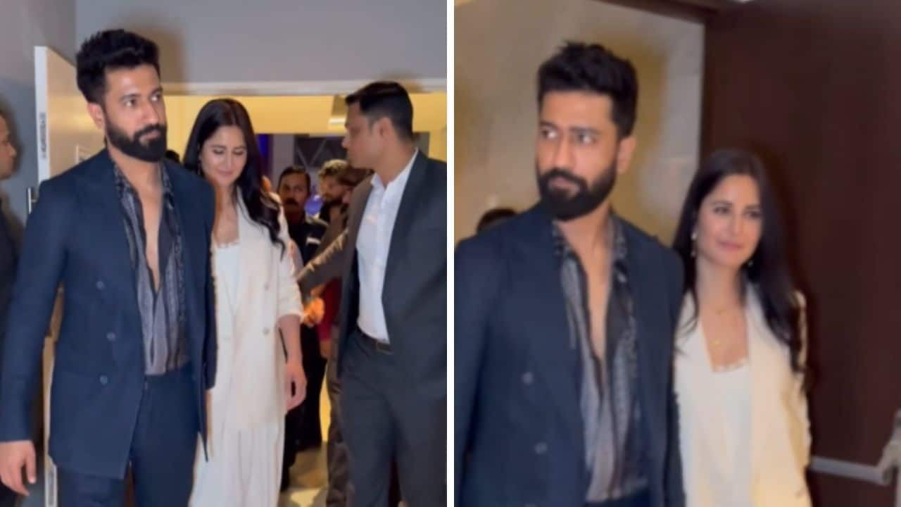 Katrina Kaif walks hand in hand with hubby Vicky Kaushal at the ...