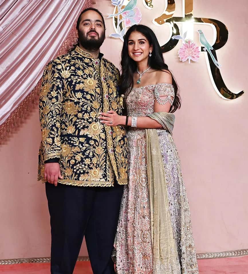 Anant Ambani and Radhika Merchant's sangeet ceremony.