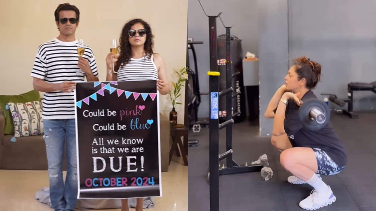 Television actress Drashti Dhami shares pregnancy workout clip, watch video