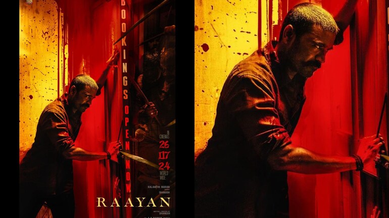 Raayan poster unveiled, Dhanush looks fierce in his second directorial film