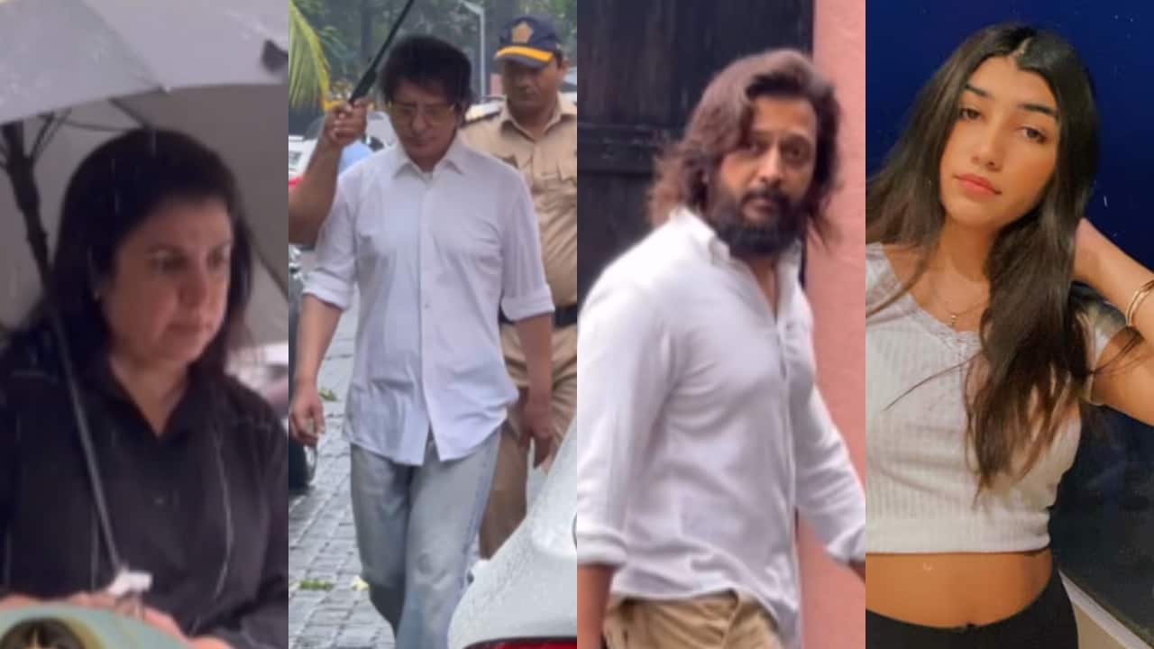 Tishaa Kumar funeral: Bhushan Kumar, Saiee Manjrekar, Riteish Deshmukh, Farah Khan, Sajid Nadiadwala and others arrive to pay their last respects
