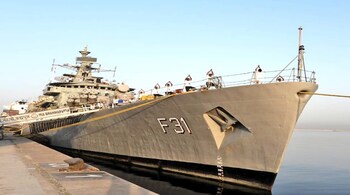 INS Brahmaputra’s crew is actively involved in coordinating the refit operations, as is standard practice for ships undergoing repairs.