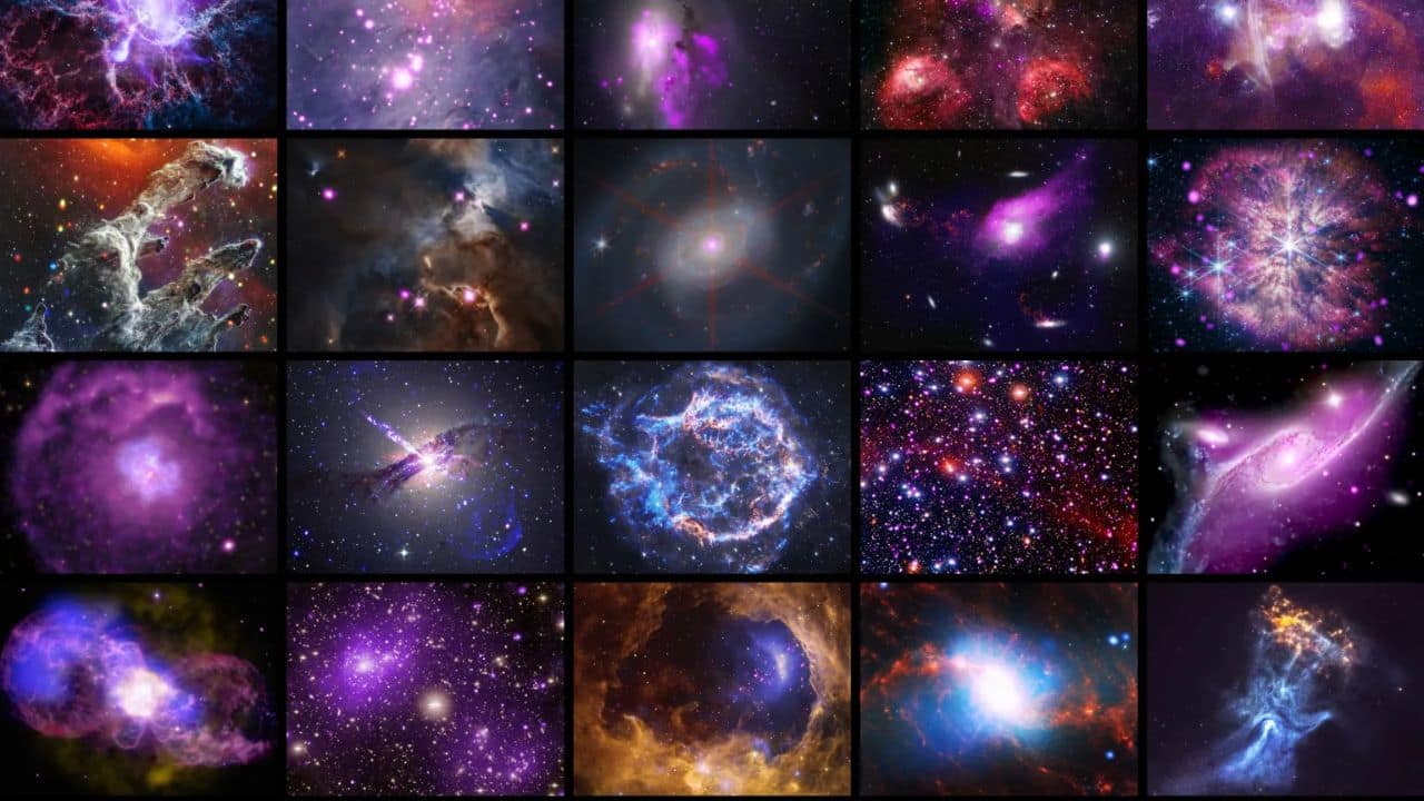 NASA released 25 images to celebrate 25th anniversary of Chandra X-ray Observatory NASA released 25 images to celebrate 25th anniversary of Chandra X-ray Observatory