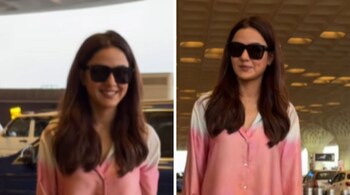 Jasmin Bhasin at the airport