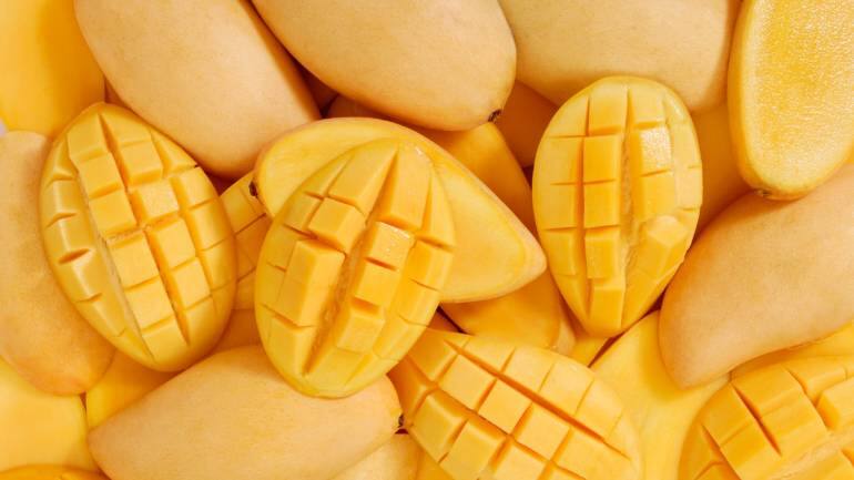 Skin Repair: The vitamins and nutrients in mangoes support skin repair and regeneration. They help heal sun-damaged skin, reduce the appearance of sunspots, and minimize hyperpigmentation. Regular consumption of mangoes can enhance the skin's ability to recover from sun exposure, promoting an even and rejuvenated (Image: Canva)