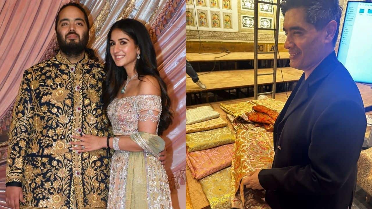 Manish Malhotra reveals it was Nita Ambani's vision to embrace Indian textile at Anant and Radhika's wedding attire