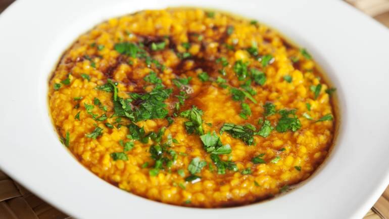 Dal: Moong dal is a high-protein ingredient favoured by Ayurveda. It contains 24 grammes of protein per 100 grammes. It has appetiser and digestive properties that can help enhance digestion and reduce hyperacidity (Image: Canva)