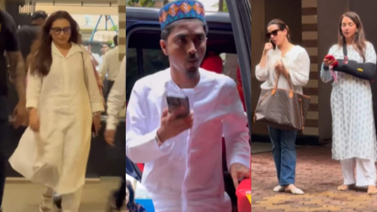 Farah Khan's mother passes away: Rani Mukerji, Shilpa Shetty, Shiv Thakare, MC Stan, Bhushan Kumar and others arrive to pay last respects