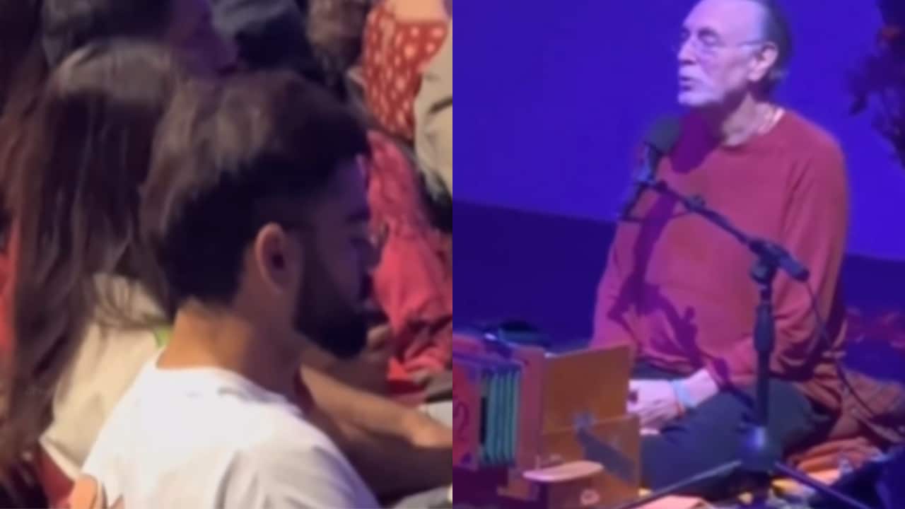 Virat Kohli and Anushka Sharma once again spotted together at Krishna Das' Kirtan in London