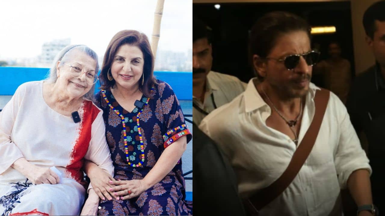 Shah Rukh Khan visits Farah Khan’s house along with Gauri Khan and Suhana Khan to mourn Menka Irani's demise