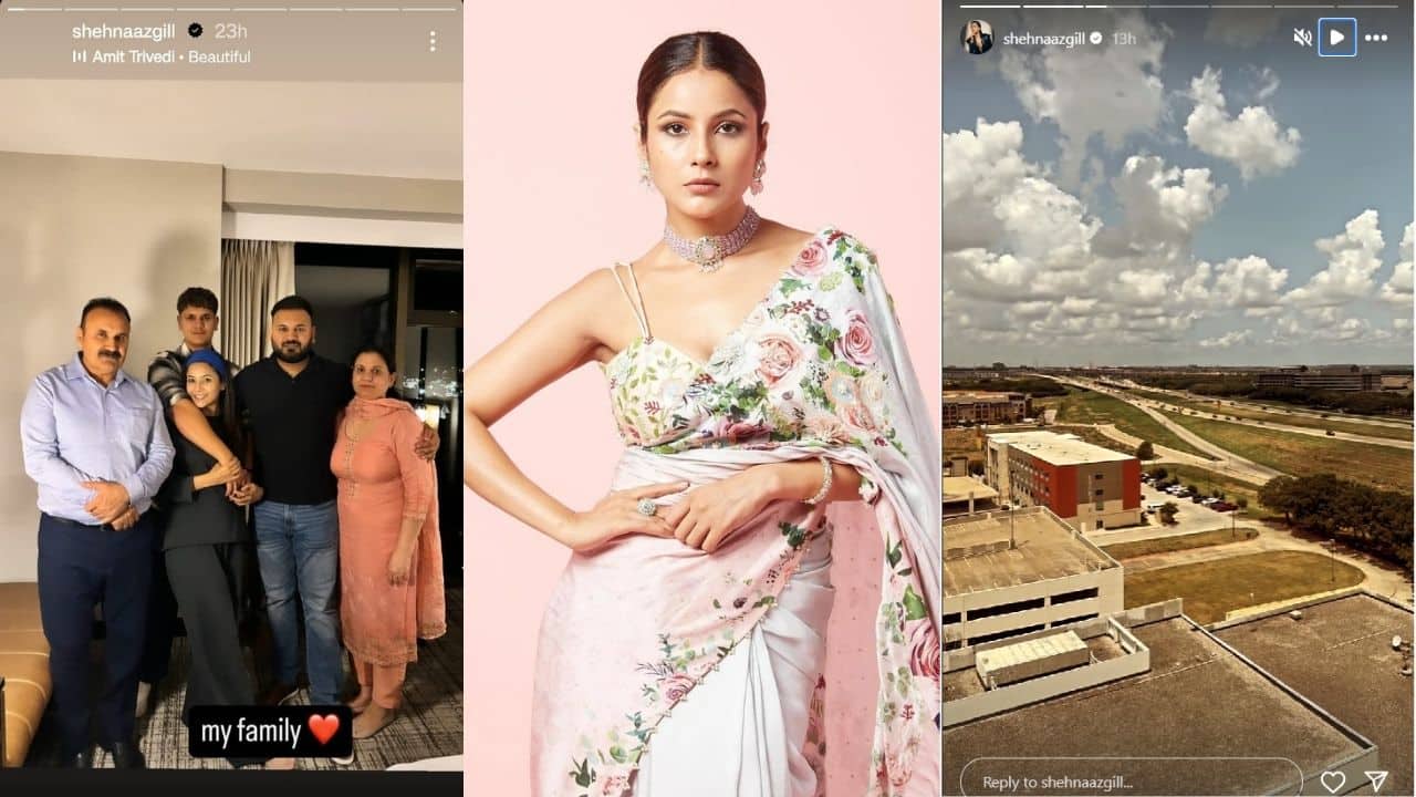 Shehnaaz Gill enjoys quality family time in the US, shares heartwarming moments on Instagram