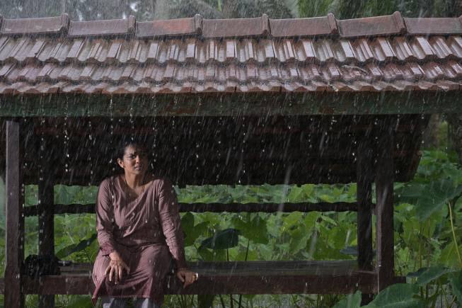 Parvathy in a still from the film.