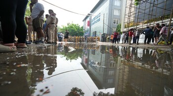 The three civil services aspirants died in the basement of a coaching centre in the Old Rajendra Nagar in central Delhi on Saturday night due to flooding following rain.