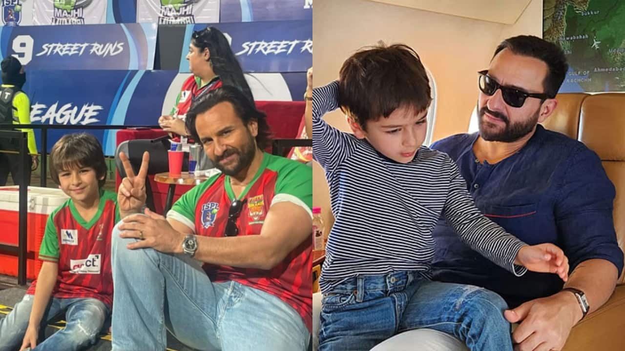 Saif Ali Khan and son Taimur’s heart-warming cricket video takes the internet by storm