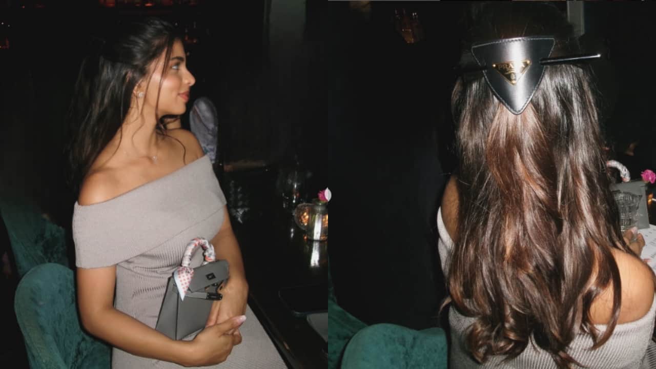 Suhana Khan flaunts hair clip worth Rs 50 K approx. and luxury bag costing Rs 26 lakh, see pics