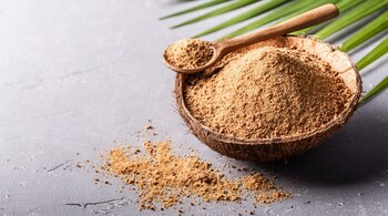 Health benefits of palm sugar: Unlike refined white sugar, palm sugar retains many of the vitamins and minerals found in the palm sap. It contains iron, magnesium, potassium, and zinc, which are vital for maintaining good health (Image: Canva)